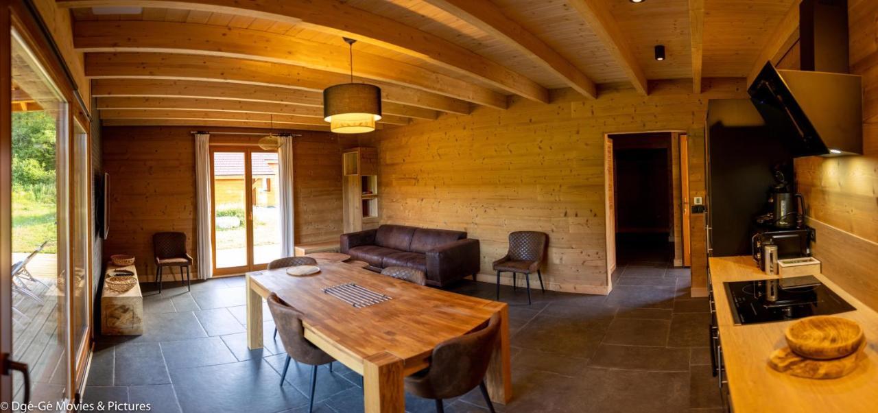 Les Jardins Du Herisson Chalet 2 Bonlieu 外观 照片